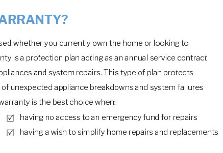 home warranty monterey